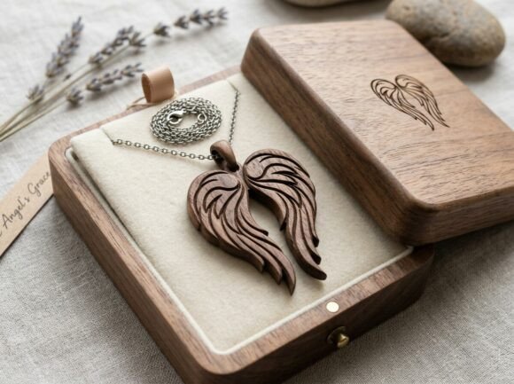 Angel Wings Pendant Laser Cut Design: A Guide to Crafting Meaningful Jewelry