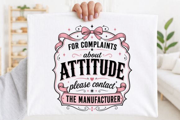 Attitude Complaints Funny Sarcastic PNG: A Bold Design Asset