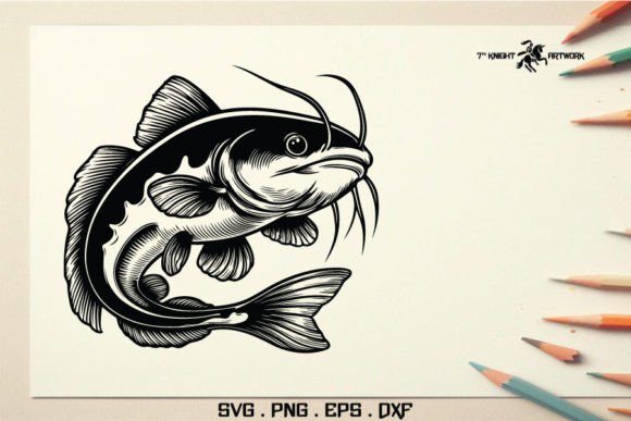 Bring Your Designs to Life with the Catfish Svg Collection