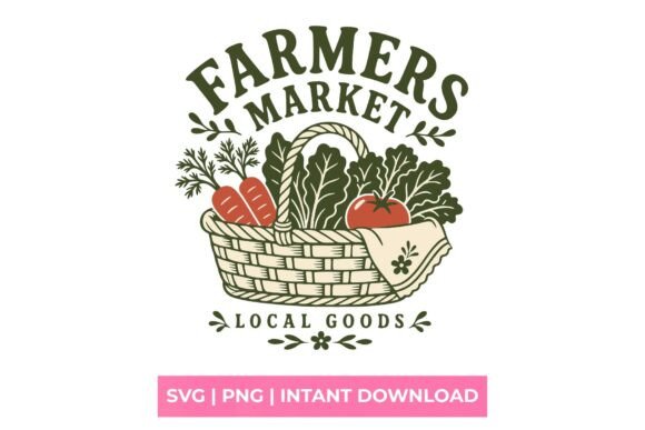 Farmers Market Local Goods SVG: Fresh Design for Authentic Brands