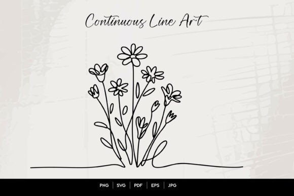 Flower Line Art: Elevate Your Design Projects with Botanical Elegance