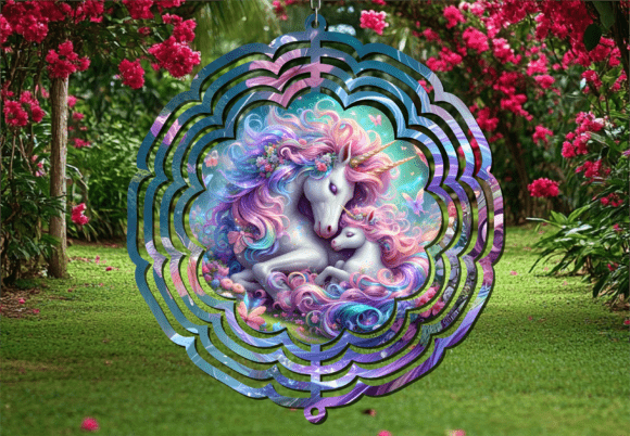 Magical Mother Baby Unicorn Wind Spinner: A Designer's Guide