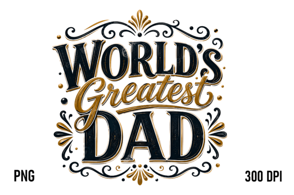 World’s Greatest Dad PNG: A Design Asset for Meaningful Creations